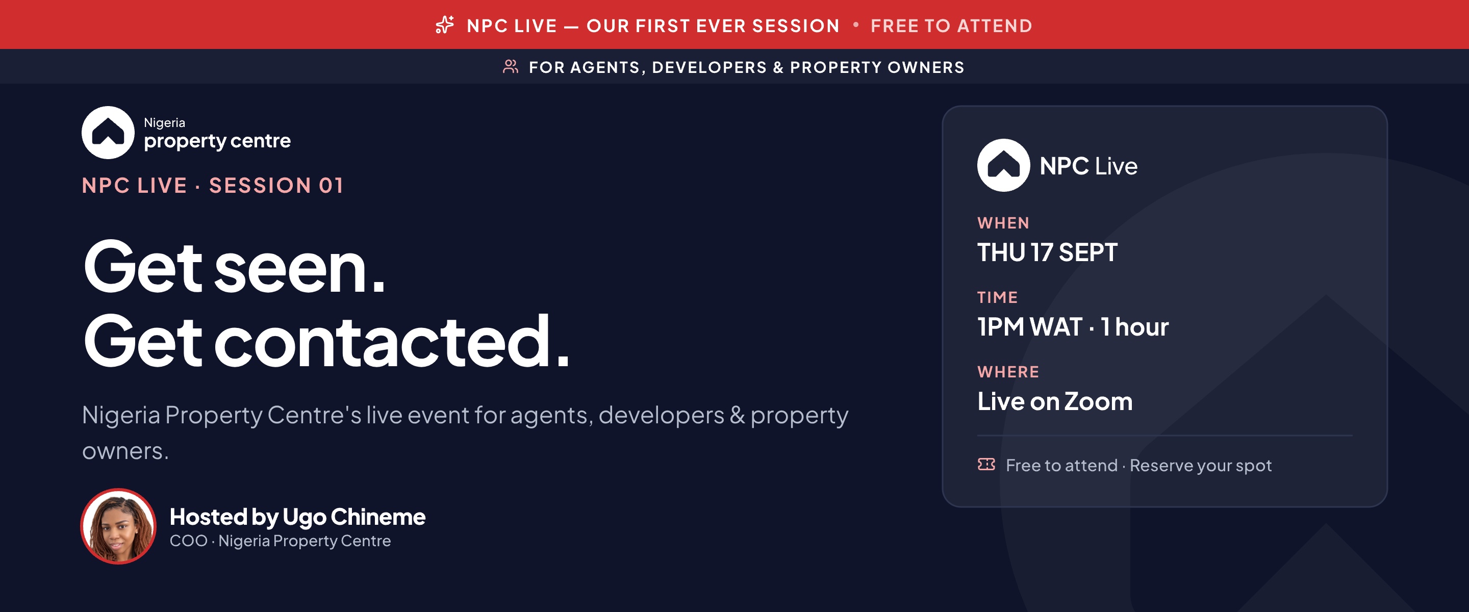 What the Top 10% of Agents Do to Get the Most Enquiries · NPC Live Session 01