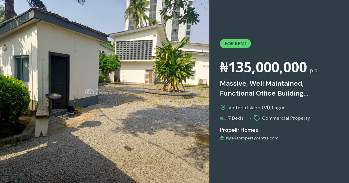 For Rent: Massive, Well Maintained, Functional Office Building On 2,000 ...