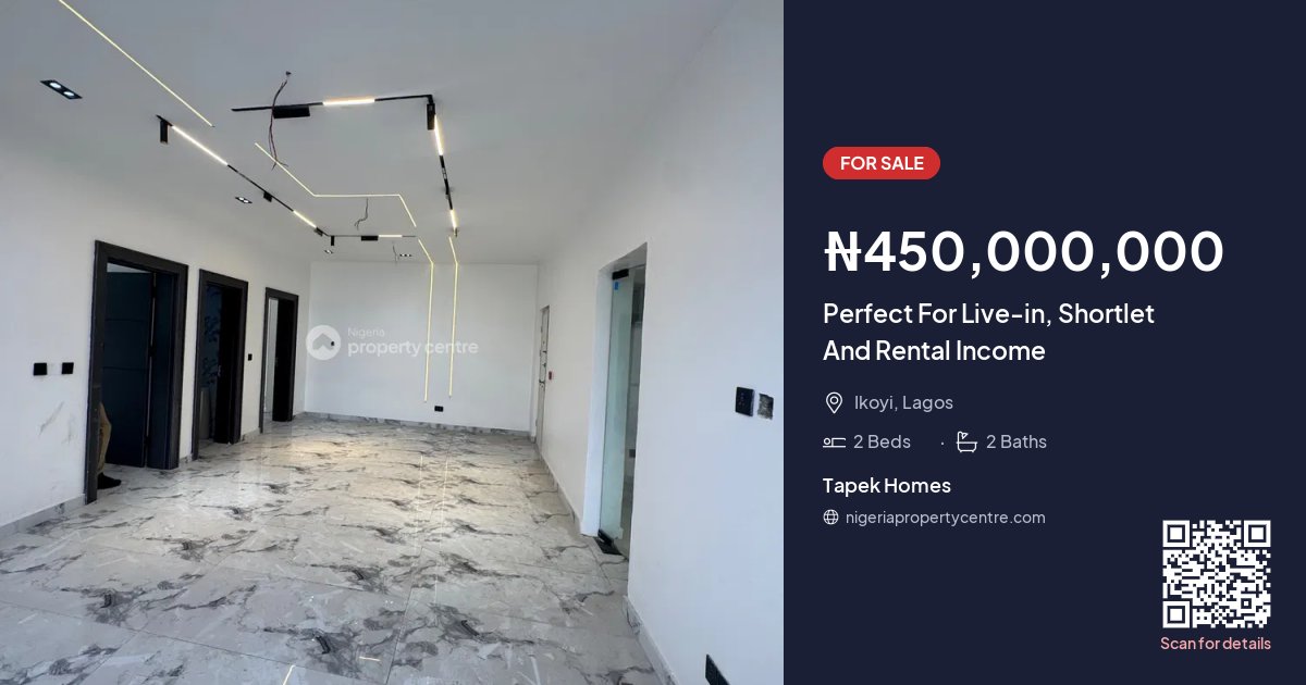 Average Rent Vs Income For Sale: Perfect For Live-in, Shortlet And Rental Income, Ikoyi, Lagos ...