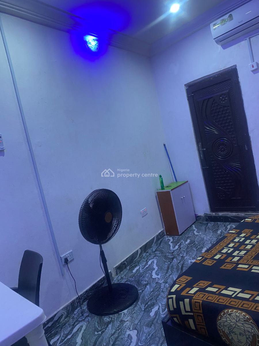 Ac Studio Self Contained Room Monthly, Rock Stone Estate, Badore, Ajah, Lagos, Self Contain (single Rooms) Short Let