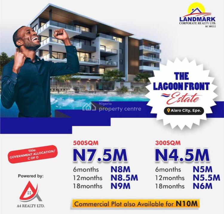 For Sale Lagoon Front Land, Opp Alaro City,along Epe Road, Epe, Lagos