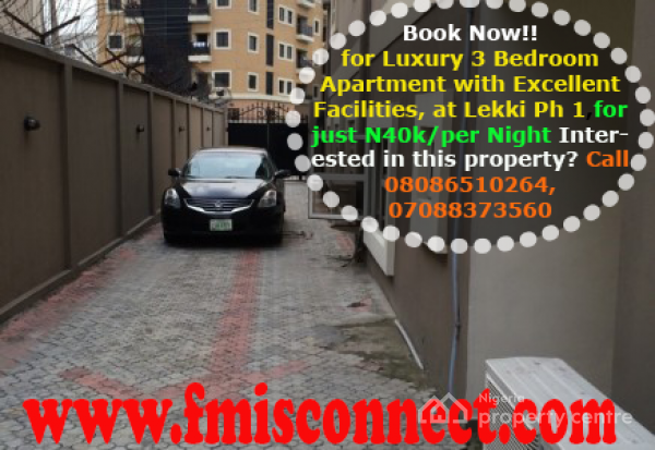 Luxury 4 Bedroom Apartment with Excellent Facilities, Esther Adeleke Street, Lekki Phase 1, Lekki, Lagos, Flat / Apartment Short Let