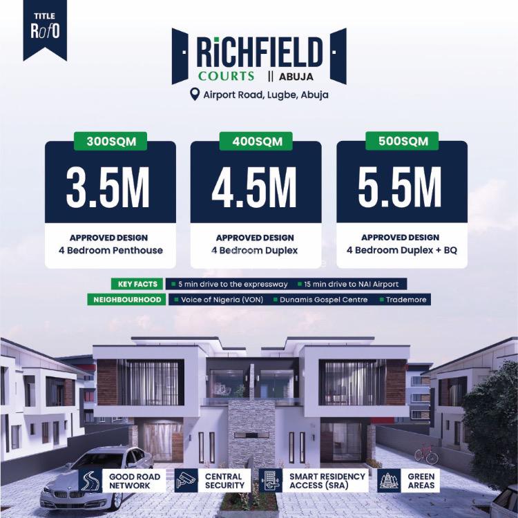 For Sale Luxury Richfield Courts Land.100 Dry Land With Good Title