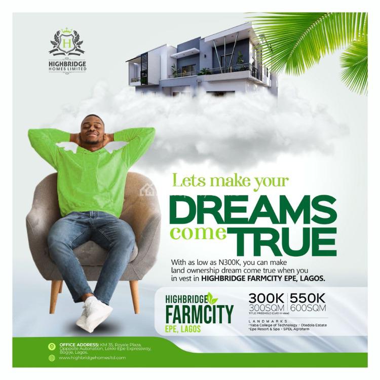 For Sale Fertile Farm Land, Behind Yaba Tech Campus, Epe, Lagos