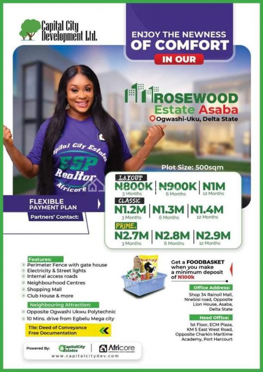 For Sale Authentic Land, Rosewood Estate Ogwashiukwu, Asaba, Delta