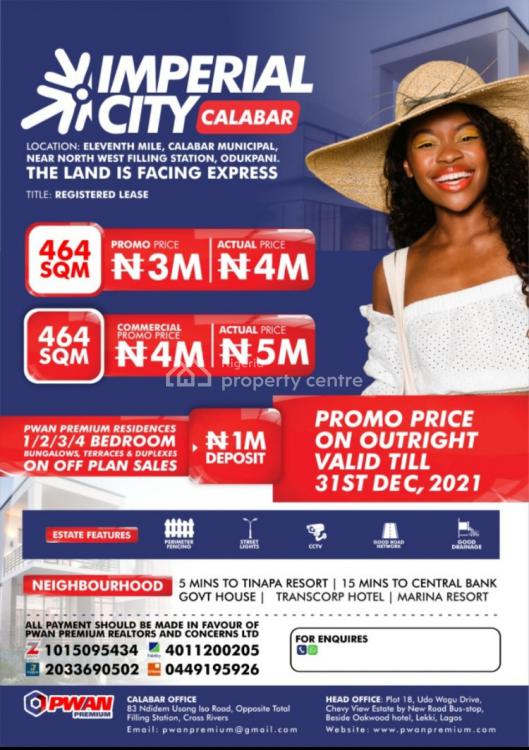 For Sale Land, Imperial City Estate, Eleventh Mile, Calabar Municipal, Calabar, Cross River