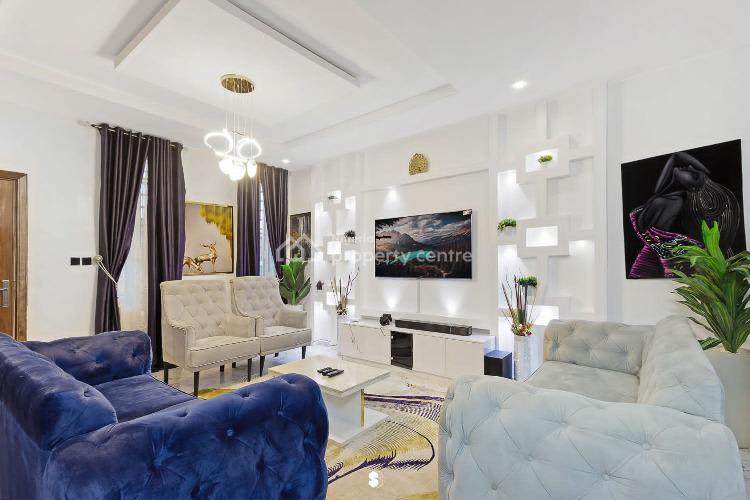 Luxury 4 Bedrooms with Playstation 4, Bakare Estate, Agungi, Lekki, Lagos, Semi-detached Duplex Short Let