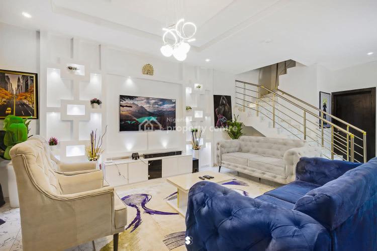 Luxury 4 Bedrooms with Playstation 4, Bakare Estate, Agungi, Lekki, Lagos, Semi-detached Duplex Short Let