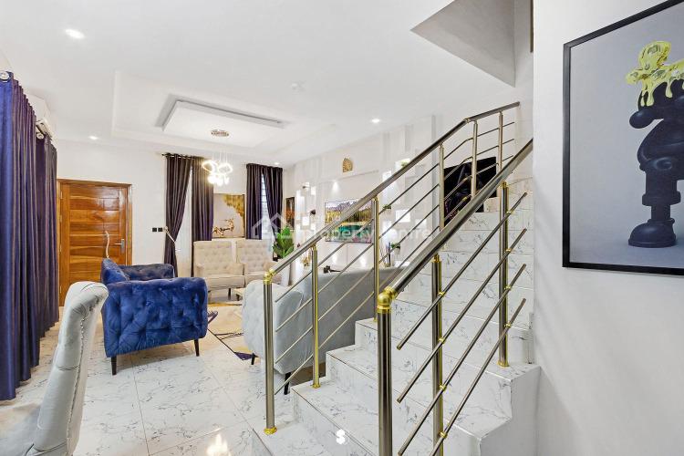 Luxury 4 Bedrooms with Playstation 4, Bakare Estate, Agungi, Lekki, Lagos, Semi-detached Duplex Short Let