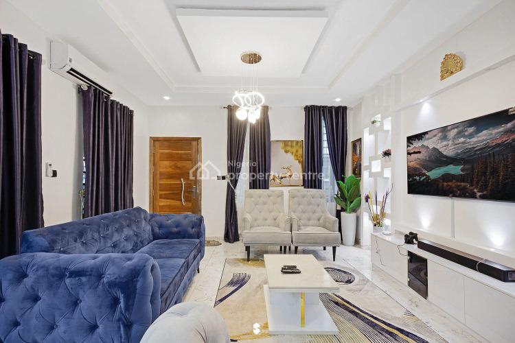 Luxury 4 Bedrooms with Playstation 4, Bakare Estate, Agungi, Lekki, Lagos, Semi-detached Duplex Short Let