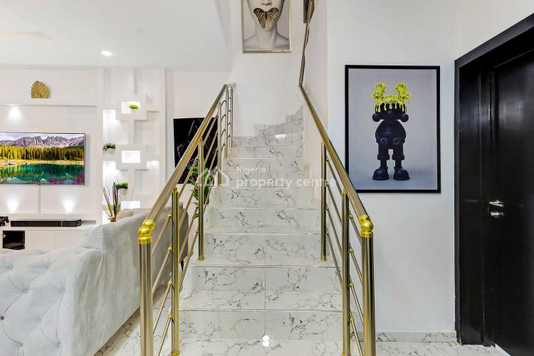 Luxury 4 Bedrooms with Playstation 4, Bakare Estate, Agungi, Lekki, Lagos, Semi-detached Duplex Short Let