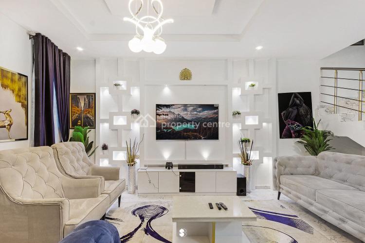 Luxury 4 Bedrooms with Playstation 4, Bakare Estate, Agungi, Lekki, Lagos, Semi-detached Duplex Short Let