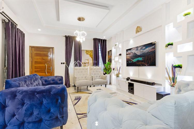 Luxury 4 Bedrooms with Playstation 4, Bakare Estate, Agungi, Lekki, Lagos, Semi-detached Duplex Short Let