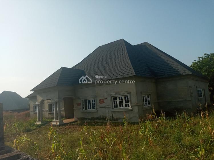 For Sale 4 Bedroom Bungalow Carcass, Hajj Camp Estate, Gwagwalada