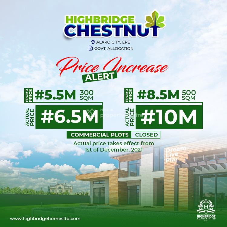 For Sale Serviced Plot Of Land, Highbridge Chestnut, Alaro City, Epe