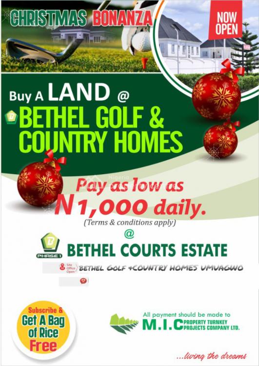 For Sale Own A Land In The Luxurious Estate, Bethel Courts Estate