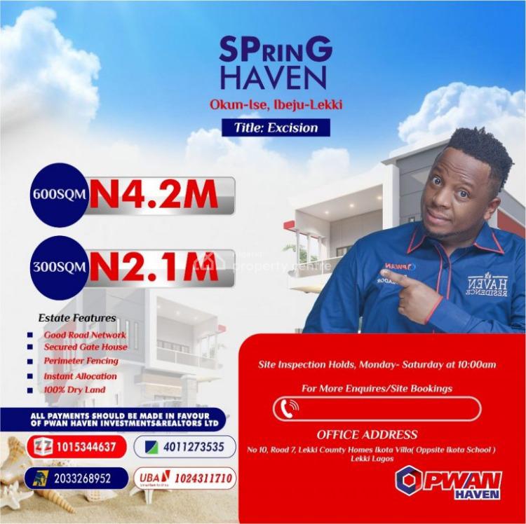 For Sale Fully Gated Lands, Spring Haven Estate, Ibeju Lekki, Lagos