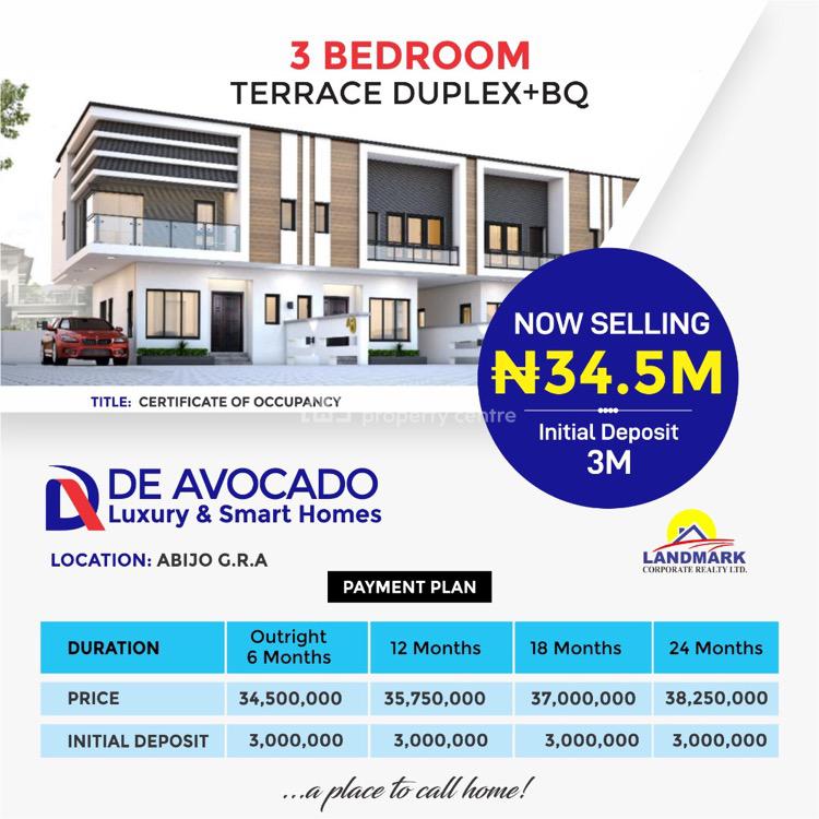 For Sale De Avocado Luxury Homes, Abijo, Lekki, Lagos 3 Beds
