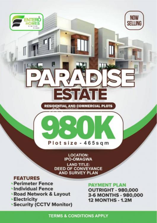 For Sale Land, Paradise Estate, New Airport Road, Ipo, Omagwa, Port