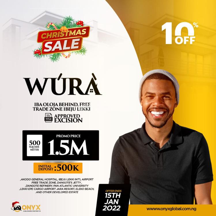 For Sale Land With Excision (wura Estate), Iba Oloja 15minutes From