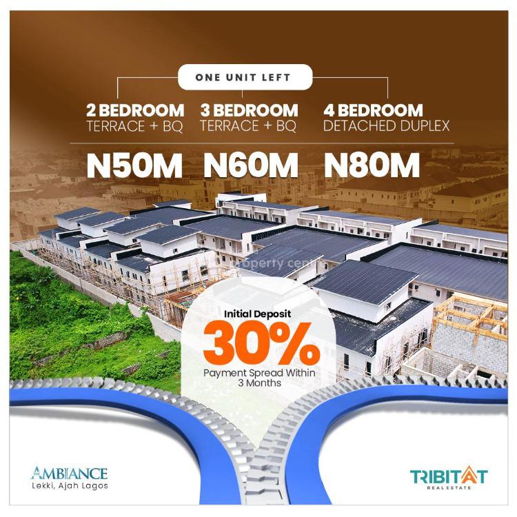 For Sale One Unit Of 4 Bedroom Detached Duplex + Bq, Abraham Adesanya