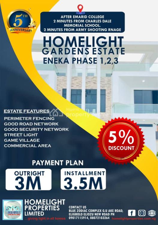 For Sale Estate Land, Homelight Garden Estate, Eneka, Port Harcourt