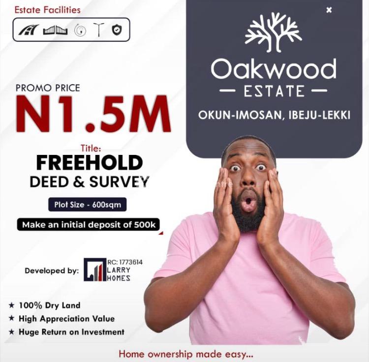For Sale Land, Oakwood Estate, Ibeju Lekki, Lagos Nigeria Property