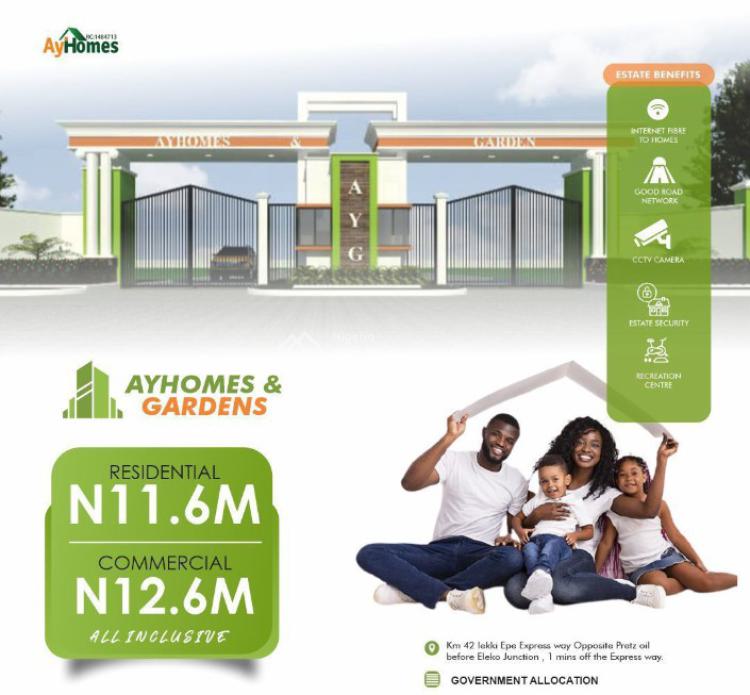 For Sale Buy And Build Dry Land, Eleko, Igando Orudu, Ibeju Lekki