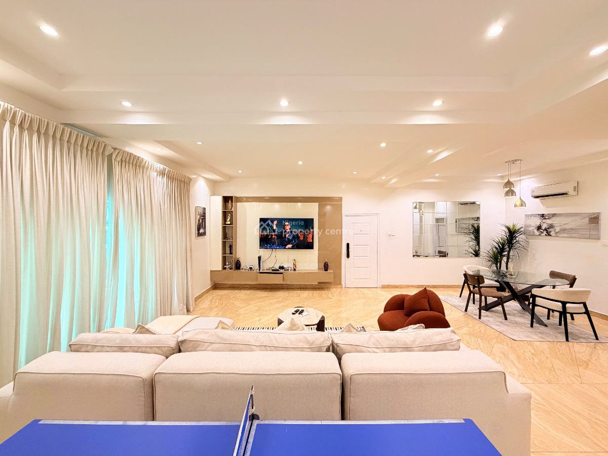 Luxury 3 Bedroom Apartment with High Speed Wi-fi, Indoor Games Etc, 9b Gbenga Ashafa Parkview Ikoyi(adejoke Court Apartments), Ikoyi, Lagos, Flat / Apartment Short Let