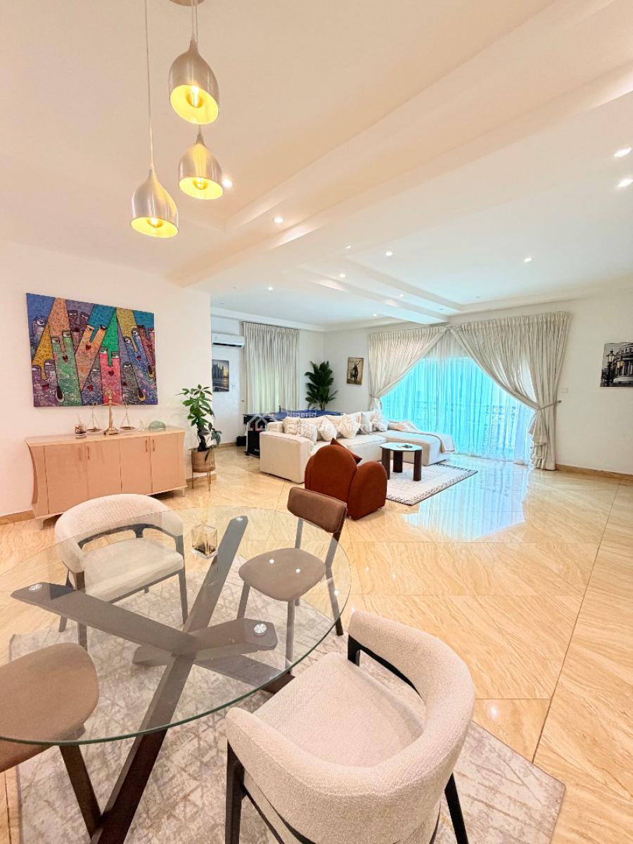 Luxury 3 Bedroom Apartment with High Speed Wi-fi, Indoor Games Etc, 9b Gbenga Ashafa Parkview Ikoyi(adejoke Court Apartments), Ikoyi, Lagos, Flat / Apartment Short Let