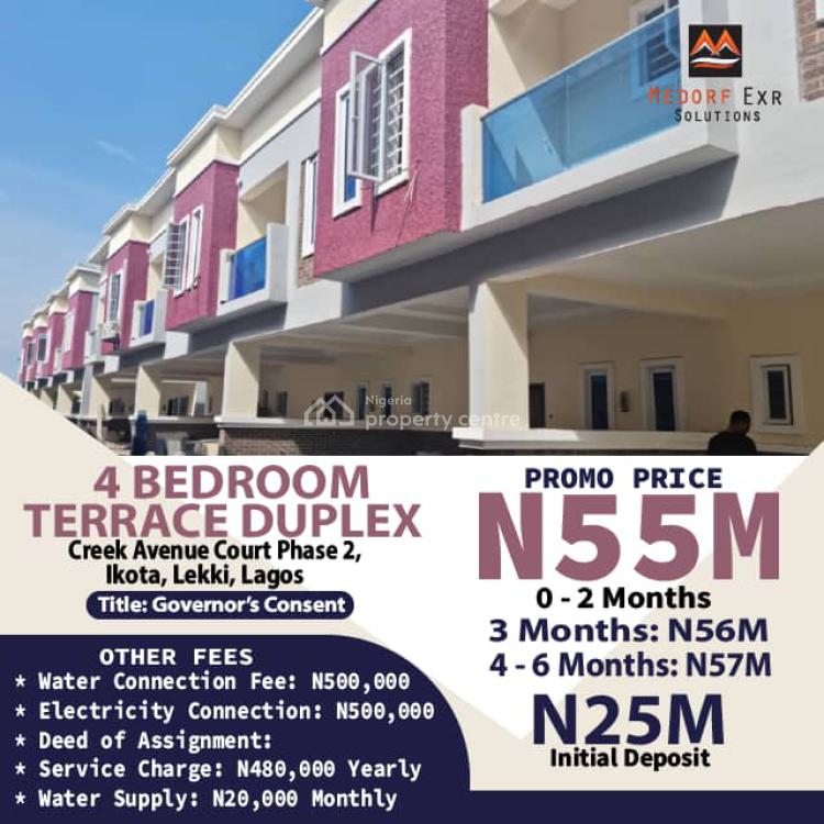 For Sale 4 Bedroom Terrace Duplex, Creek Avenue Court Phase 2,, Ikota