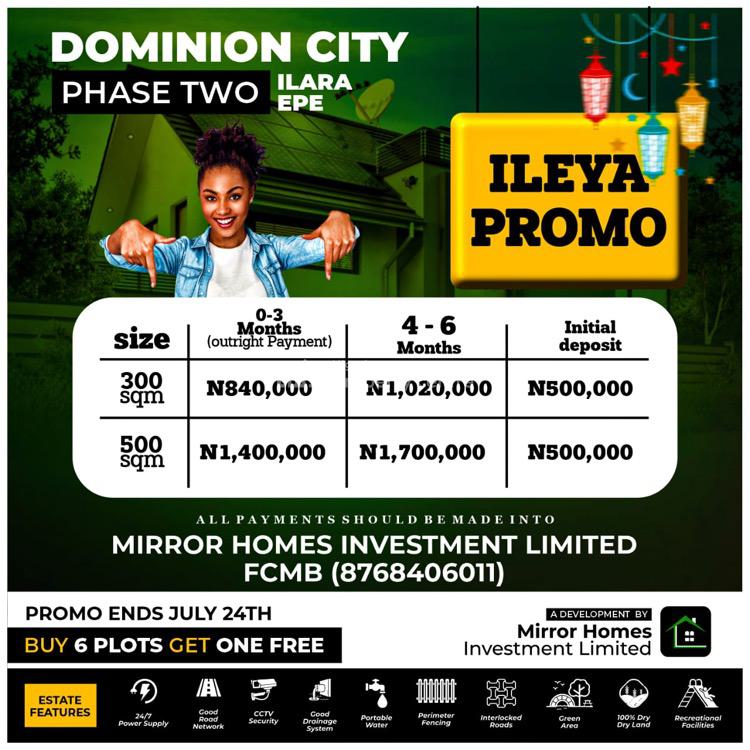 For Sale 100 Dry Land In A Serene Area With Massive Returns, Dominion