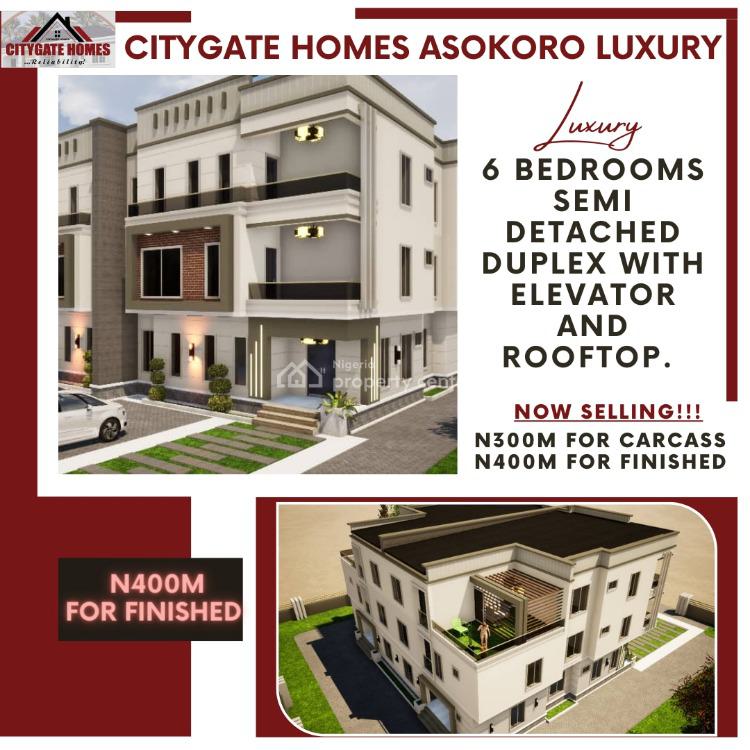 For Sale 6 Bedrooms Semi Detached Duplex With Elevator & Rooftop