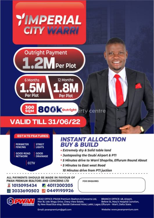 For Sale Imperial City Estate, Delta State, Warri, Delta Nigeria