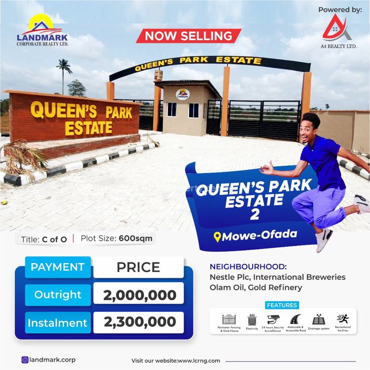 For Sale Land, Queens Park Estate 2, Mowe Ofada, Ogun Nigeria Property Centre (Ref 1406361)