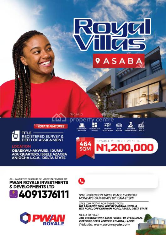 For Sale A Plot Of Land, Issele Azagba, Asaba Delta State, Aniocha