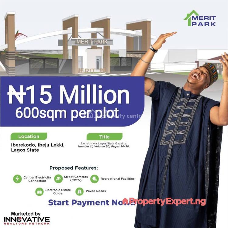 For Sale Land With Artificial Lake, Merit Park, Eleko, Ibeju Lekki