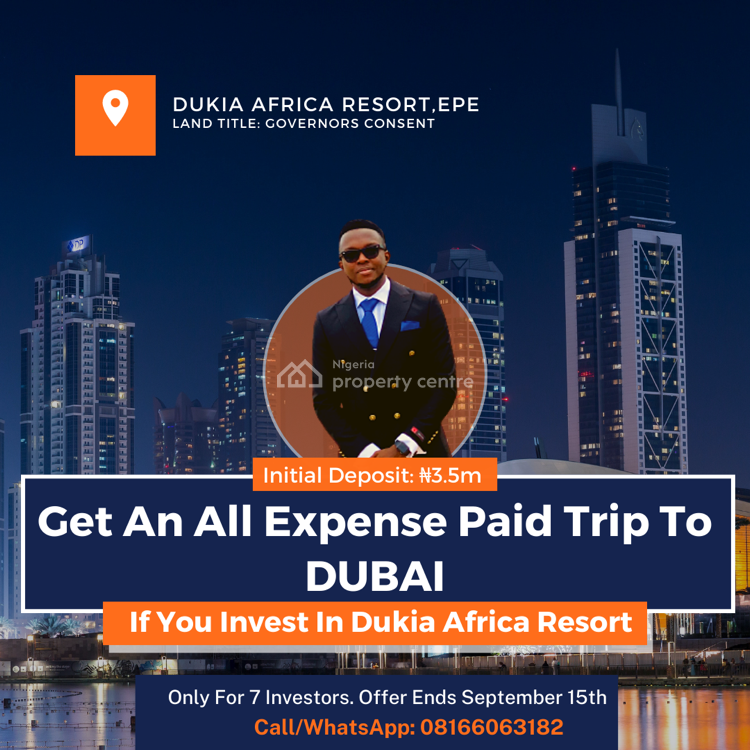 For Sale Free Trip To Dubai When You Invest In Dukia Africa Resort