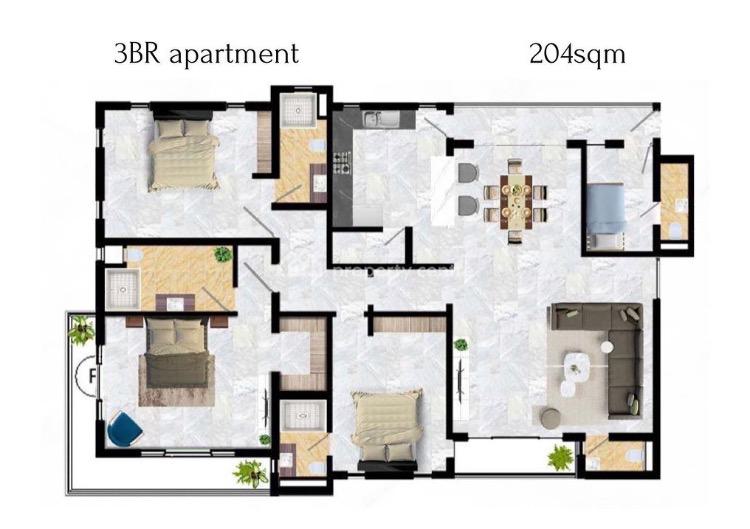 For Sale Offplan Luxury Units Of 1 Bedroom Apartments, Water