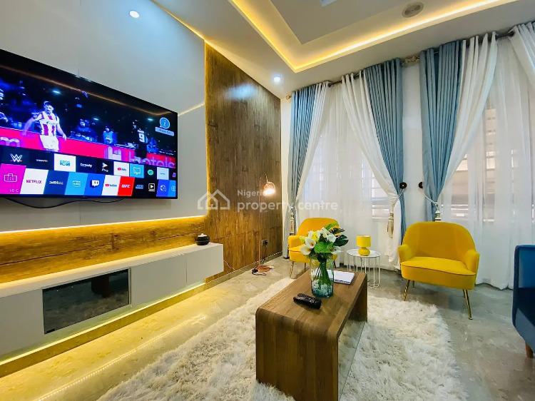 Tastefully Finished, Serviced 3 Bedrooms Terraced Duplex in a Secured Estate, Ikate, Lekki, Lagos, Terraced Duplex Short Let