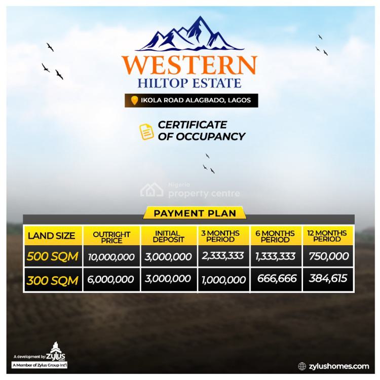 For Sale 500sqm, 300sqm Land, Western Hiltop Estate, Ikola Road