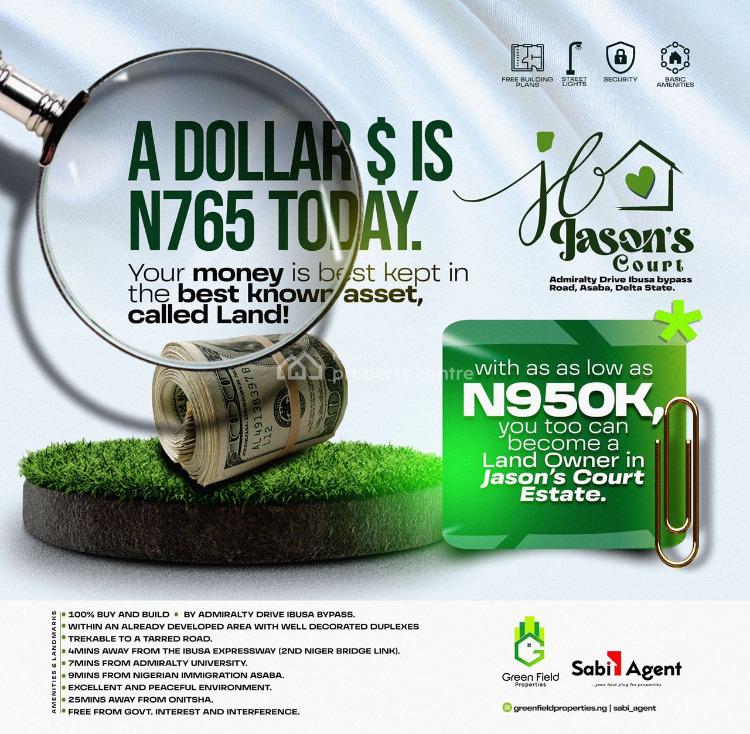 For Sale Affordable Land, Jason Court By Admiralty Drive, Ibusa Bypass