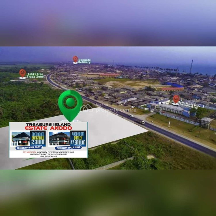 For Sale Own Acres Of Land, Treasure Island Estate, Akodo Ise, Ibeju