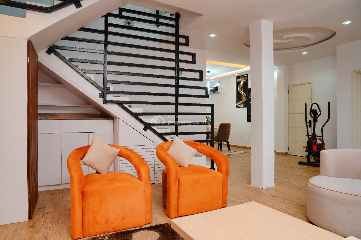 Cozy 2 Bed 2.5 Bath Terrace Duplex with Concierge Service, Opposite Nicon Town, Lekki, Lagos, House Short Let