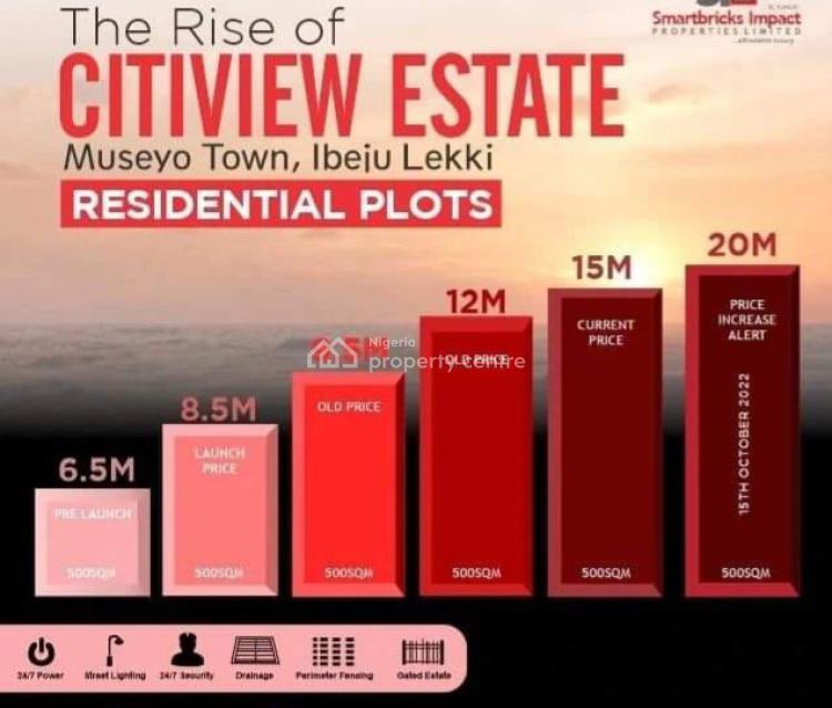 Land with Gazette, Citiview Estate Museyo Town Eleko, Ibeju Lekki, Lagos, Mixed-use Land for Sale