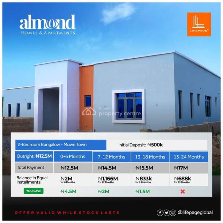 For Sale Get An Affordable 2 Bedroom Bungalow, Almond County,, Mowe