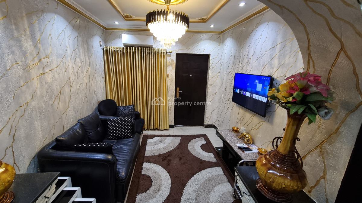 a Super Deluxe Apartment (room 1), 22, Sule Abuka Street, Beside Gtbank Plc, Opebi, Ikeja, Lagos, Mini Flat (room and Parlour) Short Let