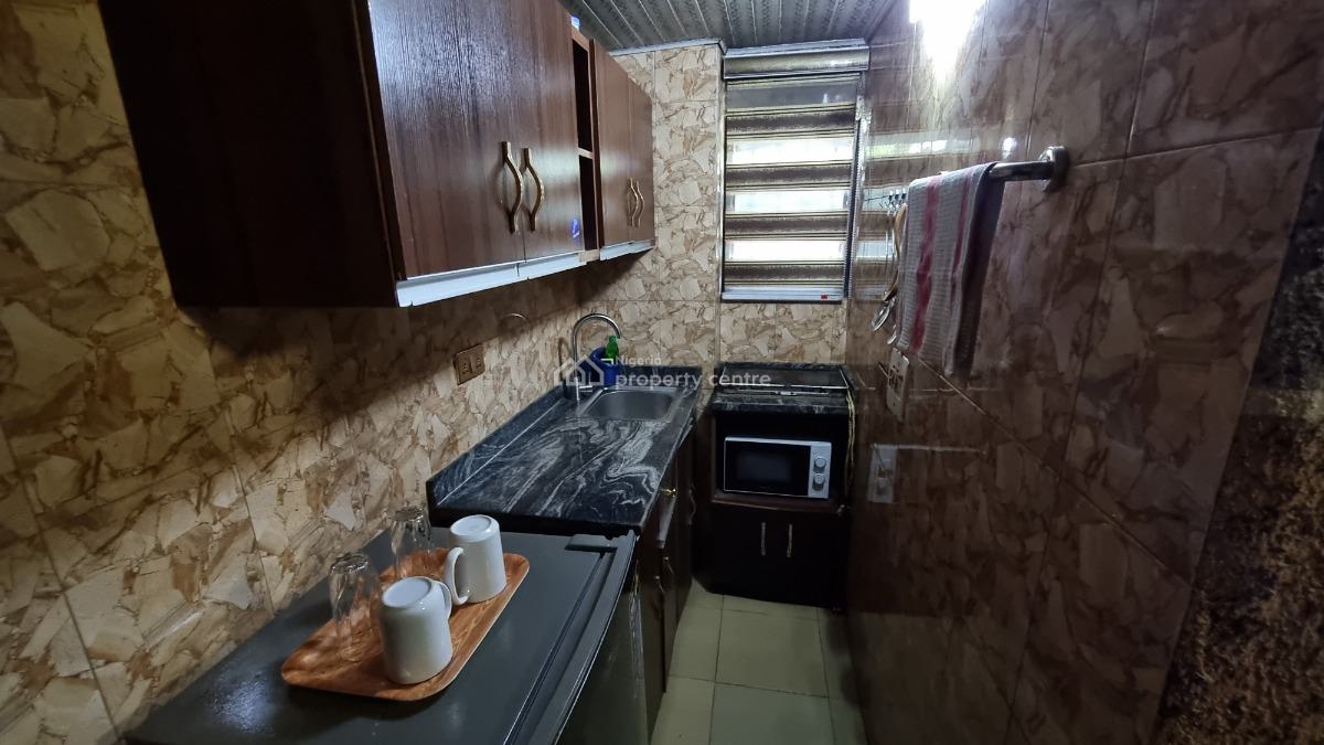 a Super Deluxe Apartment (room 1), 22, Sule Abuka Street, Beside Gtbank Plc, Opebi, Ikeja, Lagos, Mini Flat (room and Parlour) Short Let