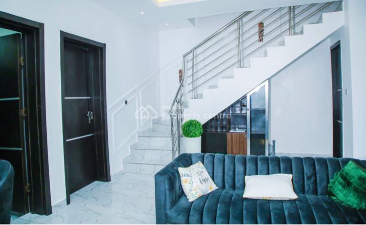 Luxury 4 Bedroom Duplex with a Private Lounge Available for Bookings, Lekki Palm City, Lekki, Lagos, House Short Let
