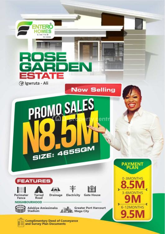 For Sale Rose Garden Estate, Igwurutaali, Port Harcourt, Rivers